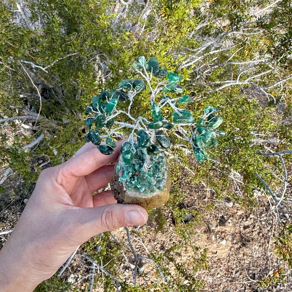 Other - Green Aventurine Crystal Tree | Abundance • Luck • Heart Healing | Energy Decor